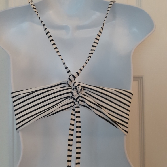 Hollister Swim Striped Bikini Top Large - Picture 3 of 4
